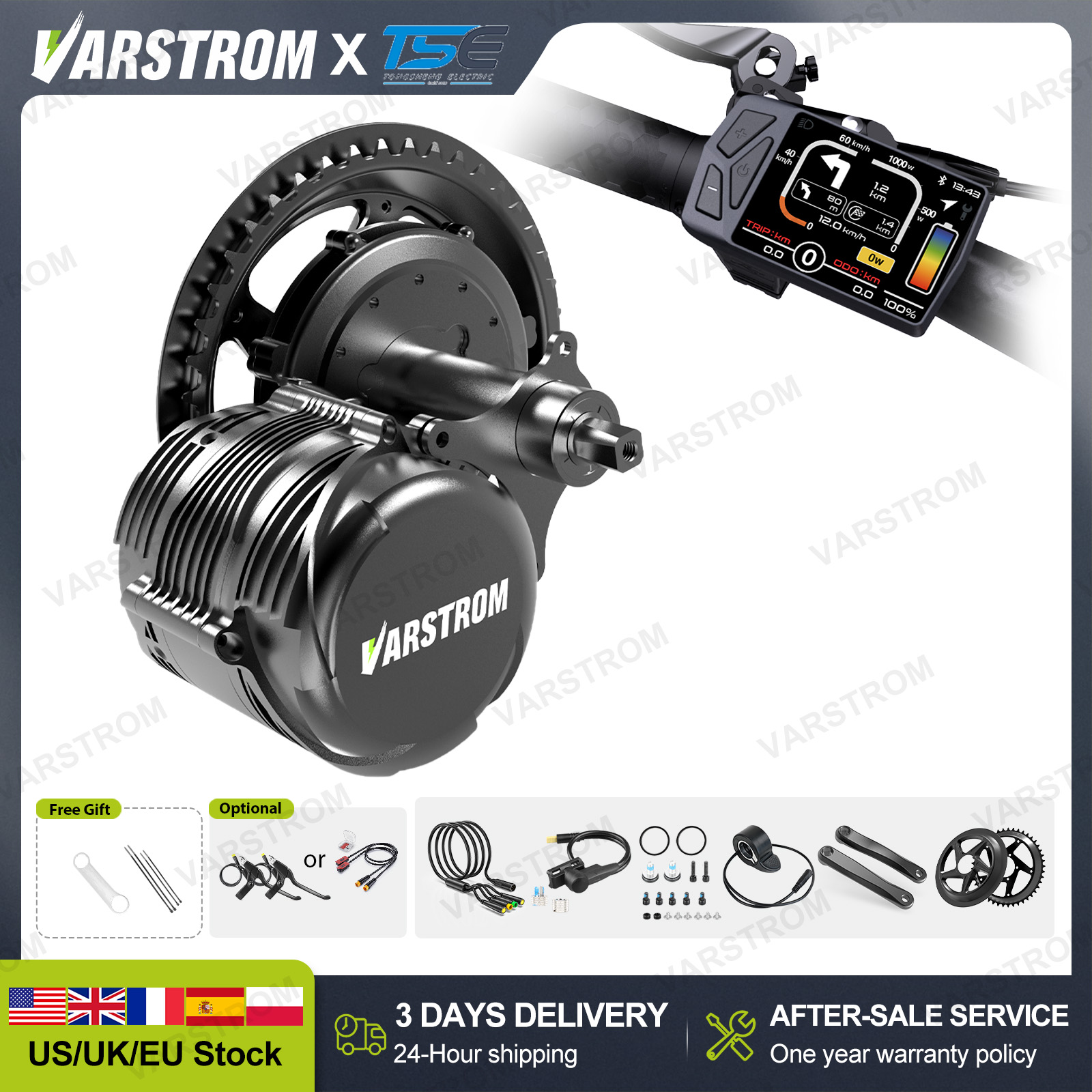 [Amerykańska dostawa w ciągu 3 – Mid Drive Conversion Kit 1000W recenzja i cena